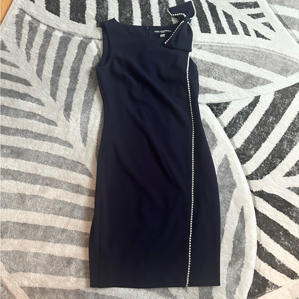 NWT KARL LAGERFELD PEARL DRESS
